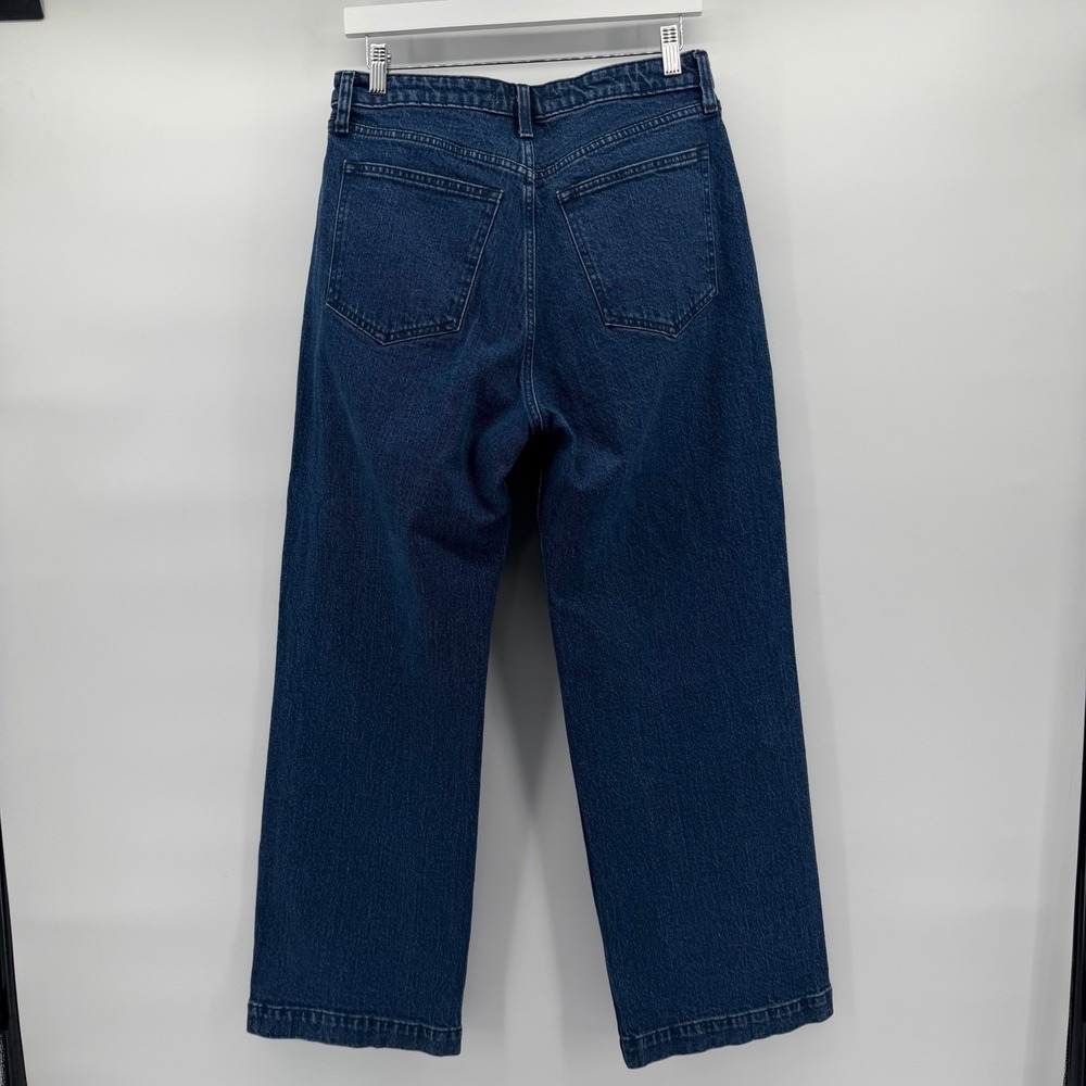 Abercrombie & Fitch 90s Relaxed Jean Women 30/10S Dark Blue High Rise Curve Love - Picture 3 of 9